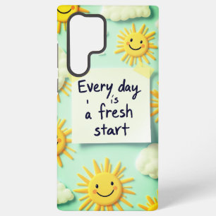 Every Day is a Fresh Start Samsung Galaxy Case