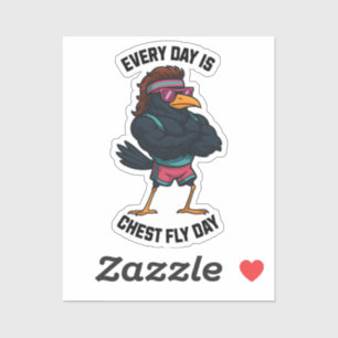 Every Day Is Chest Fly Day – Funny Crow Workout