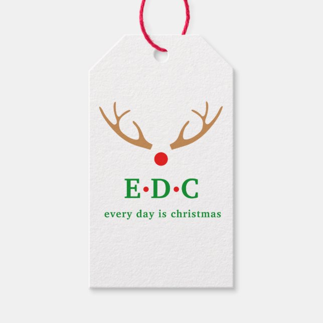 Every Day is Christmas  Gift Tags (Front)