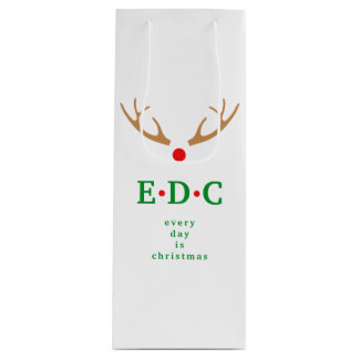 Every Day is Christmas Wine Gift Bag