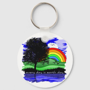 Every Day is Earth Day Key Ring