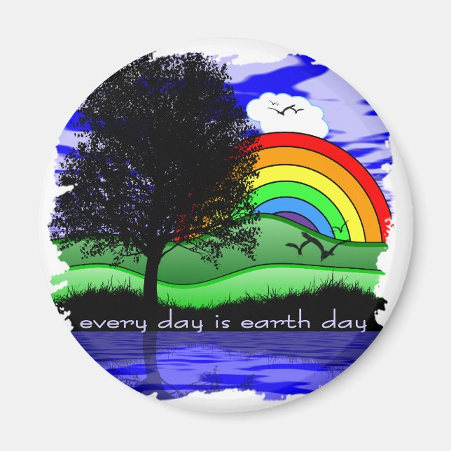 Every Day is Earth Day Magnet (Front)