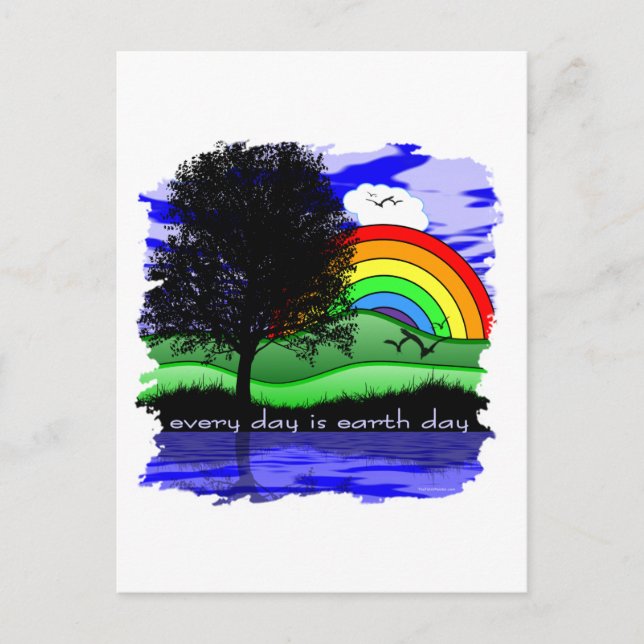Every Day is Earth Day Postcard (Front)