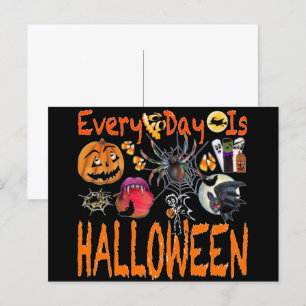Every Day Is Halloween Postcard