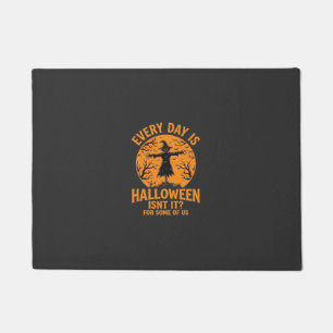Every Day Is Halloween Scarecrow Witch Design_1 Doormat