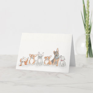 Every day is puppy day card