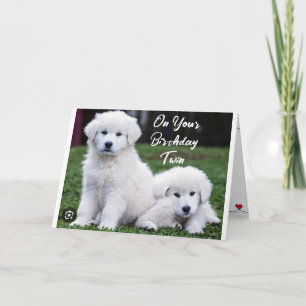 EVERY DAY IS "SPECIAL WITH YOU" TWIN'S BIRTHDAY CARD