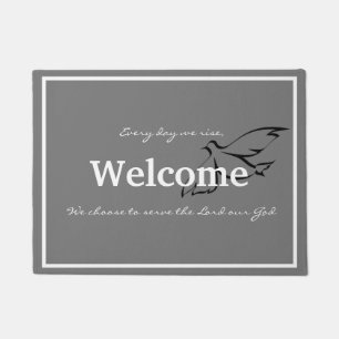 Every Day We Rise-Choose to Serve-Doormat Doormat