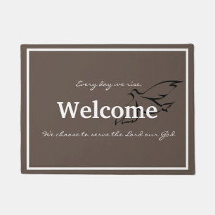 Every Day We Rise-Choose to Serve-Doormat Doormat