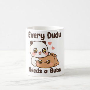 Every Dudu Needs A Bubu Panda Mug l Cute Bear Hug 