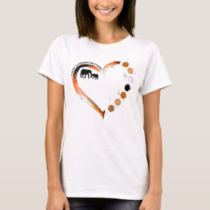 Every Elephant Matters Golden Heart Elephant Paws T-Shirt