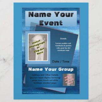 Every Event Flyer - Ocean Blue