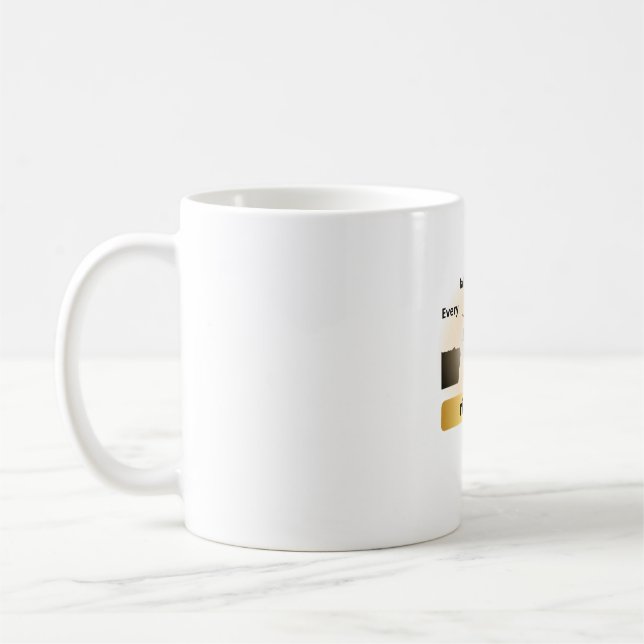 "Every Fall Is the Start of a Rise – Leap of Hope" Coffee Mug (Left)