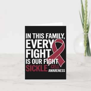 Every Fight Is Our Fight Sickle Cell Awareness Ane Card