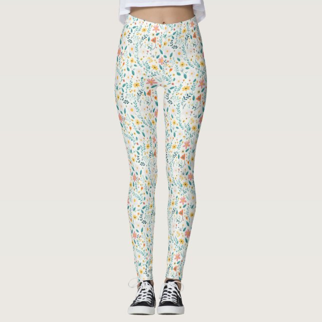 Every Flower Must Grow Through Dirt Leggings (Front)
