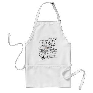 Every Good And Perfect Gift Comes From Above Bible Standard Apron