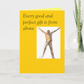 Every good and perfect gift Father's Day Card