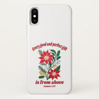 Every Good and Perfect Gift – James 1:17 Christmas iPhone X Case