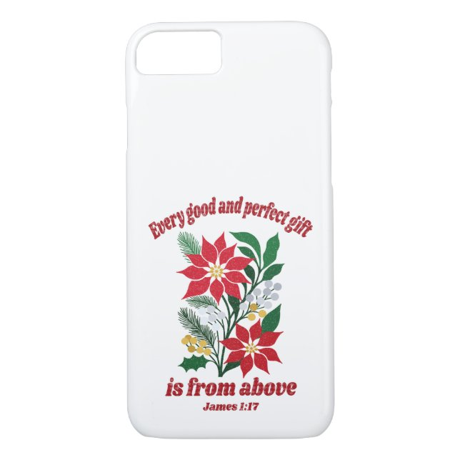 Every Good and Perfect Gift – James 1:17 Christmas Case-Mate iPhone Case (Back)