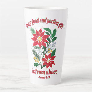 Every Good and Perfect Gift – James 1:17 Christmas Latte Mug