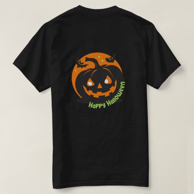 Every Halloween corner is filled with terror T-Shirt (Design Back)