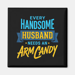Every handsome husband girlfriend couple arm candy magnet