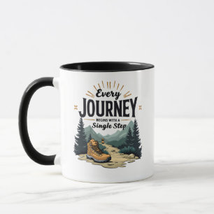 Every Journey Start With a Single Step Hiking Mug
