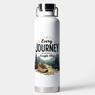 Every Journey Start With a Single Step Hiking Water Bottle