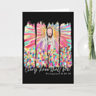 Every Knee Shall Bow Christian Jesus Bible Verse E Card