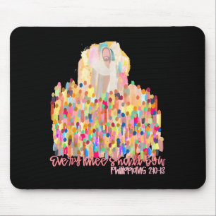 Every Knee Shall Bow Christian Jesus Bible Verse E Mouse Mat