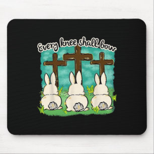 Every Knee Shall Bow Easter Bunny Women’s Kids  Mouse Mat