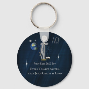Every knee shall bow  key ring