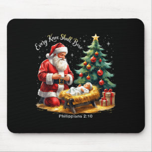 Every Knee Shall Bow Philipans 2_10 Christmas Mouse Mat