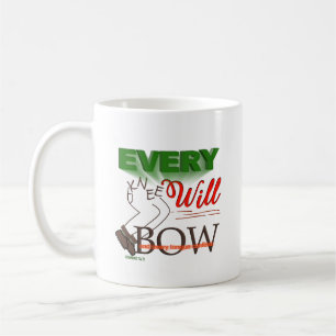 Every Knee Will Bow-Romans 14:11 Coffee Mug