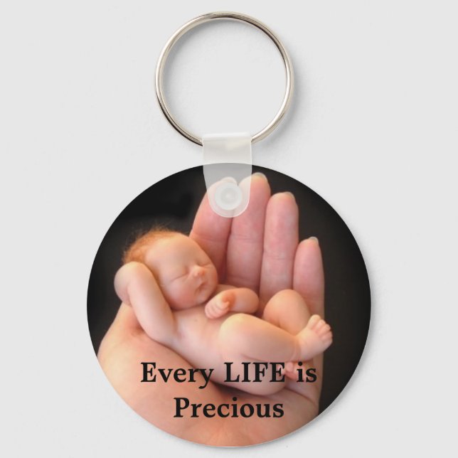 Every LIFE is Precious - Keychain (Front)