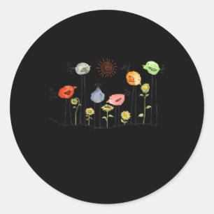 Every Little Thing Is Gonna Be Alright Bird And Classic Round Sticker