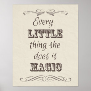 Every Little Thing She Does Poster