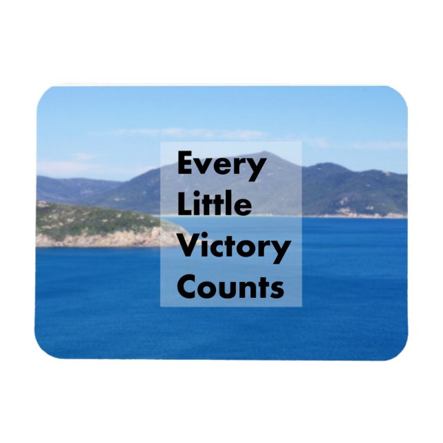 Every little victory counts magnet (Horizontal)