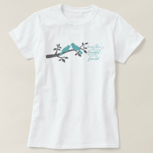 Every Love Story is Beautiful typography T-Shirt