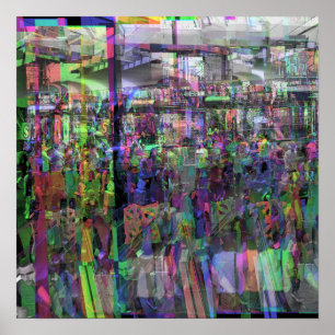 Every moment is a compendium of here besides there poster