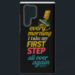 Every Morning I Take My First Step - Phone Case<br><div class="desc">Let’s face it—there’s no snooze button for recovery. With this case in your hand,  you’re packing a daily pep talk that never leaves your side. Every glance says,  “Yes,  it’s another ‘first step’ day,  so keep moving,  genius.”</div>
