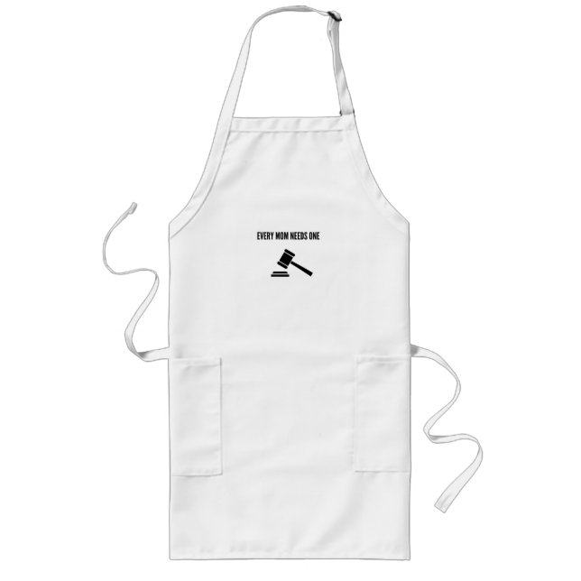 Every Mum Needs One: Gravel Long Apron (Front)