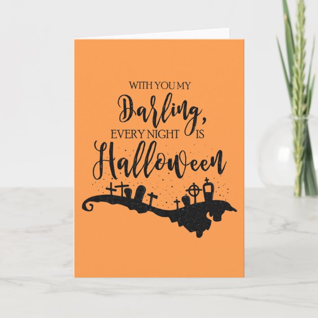 Every Night is Halloween Graphic Card (Front)