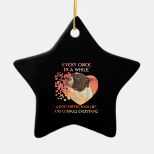 Every Once In A While A Dog Enters You Life Ceramic Tree Decoration