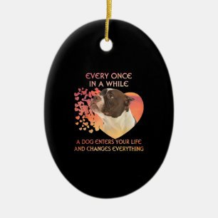 Every Once In A While A Dog Enters You Life Ceramic Tree Decoration