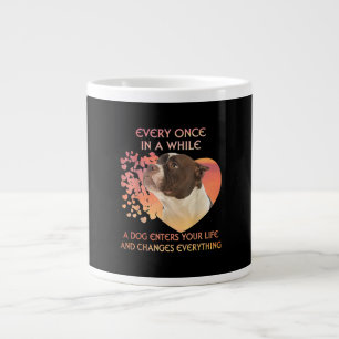 Every Once In A While A Dog Enters You Life Large Coffee Mug