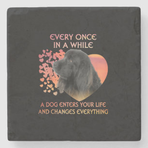 Every Once In A While A Dog Enters Your Life Stone Coaster