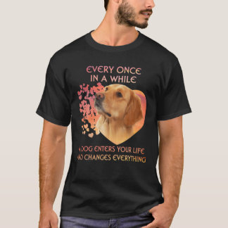 Every Once In A While A Golden Retriever Enters Yo T-Shirt