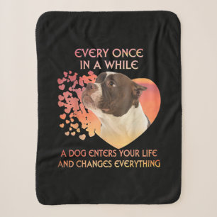 Every Once In AWhile Dog Enters Your Life America Sherpa Blanket