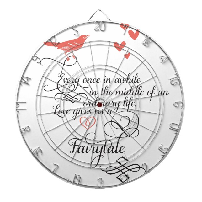 Every once in awhile in an ordinary life. dartboard (Front)
